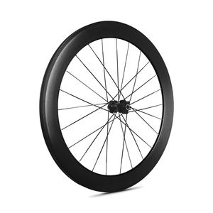Jeu de roues de frein à disque en alliage d'aluminium à <span class=keywords><strong>cadre</strong></span> élevé 60mm 700C Road Bike 6-griffe 3-tooth Carbon Fiber Hub Wheel Set - Product Image 5