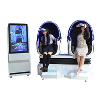 Chaise Oeuf de Réalité Virtuelle 9D VR Factory pour Parc d'Attractions