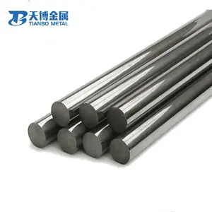 Barra redonda de molibdeno Mo1 99.95% puro, tamaño personalizado para fabricante industrial, fábrica, tianbo baoji, empresa de metal