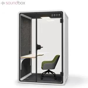 Soundproof pods office cell phone booth acoustic booth interpreter sound proof booth