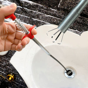 Multifuncional 160cm Longo Aço Inoxidável Pia Do Vaso Sanitário Ralo de Esgoto Lixo de Cabelo Anti-Clogging Limpeza Escova Dragagem Ferramenta - Product Image 4