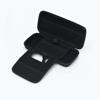 Étui de protection portable pour console de jeu en EVA noir, grande capacité, antichoc, étanche, avec fermeture éclair