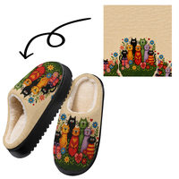Chaussons personnalisés légers et doux en EVA antidérapants pour l'intérieur et l'extérieur, idéaux pour l'hiver, supportant la fabrication ODM/OEM