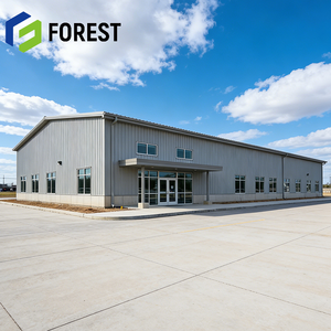 Salle de sport multifonctionnelle à portée libre en acier préfabriqué certifiée CE pour le badminton, avec services de soudage et découpe - Product Image 1