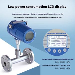 ModbusリモートDn25スレッド質量熱流量計天然ガス圧縮空気酸素窒素流量計Lpg 4-20ma - Product Image 3