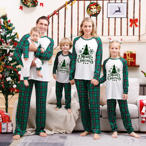 Ensembles de pyjama de Noël Vêtements de maison du Nouvel An pour hommes, femmes, enfants, bébés - Product Image 2
