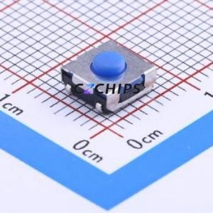 K2-1156UP-D4SW-05 Tactile Switch SMD Switch Single Pole Single Throw Round Button 2.5N Vertical Mount - Product Image 1