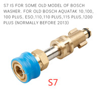 Lave-Auto haute Pression Accessoires 1/4 ''Rapide Connecteur de Lance de Mousse de Neige Canon Adaptateur