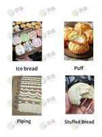 Machine de remplissage de pâtisserie à commande PLC automatique, injecteur de gâteau électrique, nouveau modèle
