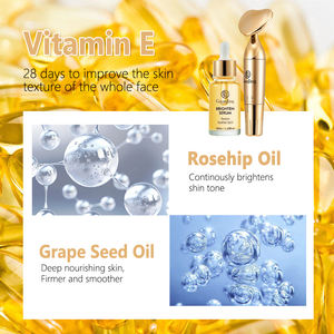 Masajeador facial eléctrico Guanjing con vitamina E, suero facial que se desvanece, líneas finas, antiarrugas, reparación de manchas, juego para el cuidado de la piel - Product Image 4