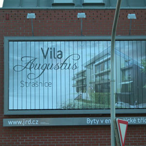 Petit panneau publicitaire rotatif mural à trois vues - Product Image 5