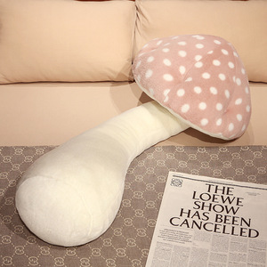 Mushroom Plush <b>Toy</b> Sofa Home Decoration Mushroom Shaped <b>Stuffed</b> Long Body Plush Pillow for Christmas Birthday Wholesale Pillow - Product Image 2