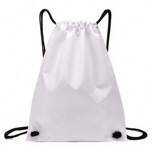 <b>Drawstring</b> <b>Backpack</b> Draw String Gym Bags Cinch Sack Nylon String Sport <b>Backpack</b> Plain <b>Drawstring</b> Bags - Product Image 1