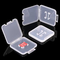 Boîte de rangement transparente et fine pour cartes Nano Mémoire SUNSHING en plastique, étui de voyage pour cartes Nano SIM, vente en gros