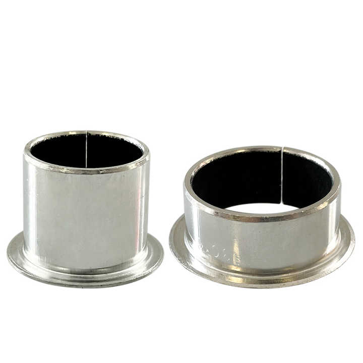 5x SF-1F Flange Oil-Free Self-Lubricating Copper Bushings - ID 6-25mm, H4-30mm