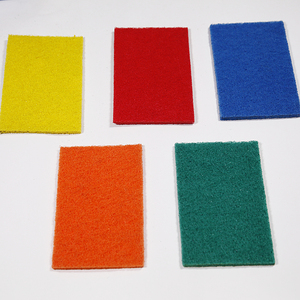 Bền vững Polyester đầy màu sắc làm sạch cọ rửa pad cho nhà bếp nhiệm vụ ánh sáng - Product Image 3