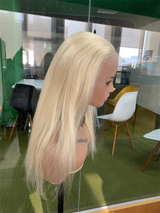 DX429巴西处女人发直发Perruque透明全蕾丝假发黑色女性编织服装和Go18英寸 - Product Image 5