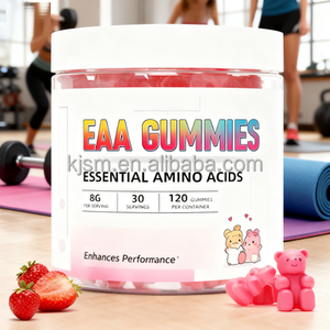 OEM EAA Gummies Essential <strong>Amino</strong> Acids with <strong>BCAA</strong>, Non-GMO, Gluten-Free, Pre-Workout Sport Supplements - Product Image 2