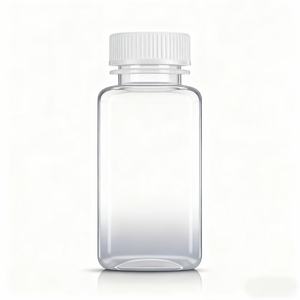 HDPEプラスチック試薬ボトル5 15 30 <span class=keywords><strong>60</strong></span> 125 250 500 1000 ml実験用耐薬性シリンダー形状広口スクリューキャップ - Product Image 5