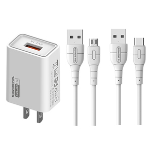 Cargador de Pared USB Somostel de 10W 2.1A para Celulares, Cargador Rápido para Teléfono Móvil - Product Image 4