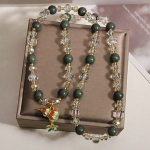 Multi-Gemstone Stone Beads for Women Multi-layered <b>Crystal</b> <b>Bracelet</b> with Incense Beads Women Three-Circle Gourd Pendant <b>Bracelet</b> - Product Image 3