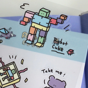 Personalized Custom Cartoon PVC <strong>Sticker</strong> Logo Die-cut Waterproof Thank-you Card Cute Recyclable Self-adhesive 100 Pcs Craft - Product Image 5