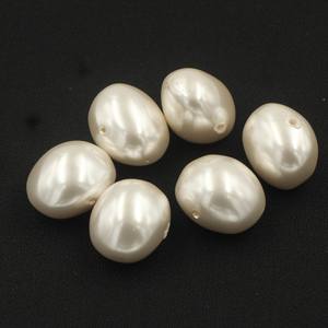 Vendita calda cuore ovale imitazione perle perline con foro per la moda donna collana <span class=keywords><strong>orecchini</strong></span> bracciali gioielli che fanno forniture - Product Image 3