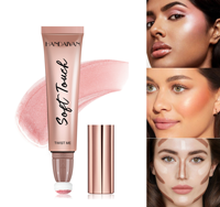 Nouvel Arrivage Stick Illuminateur Scintillant Imperméable Longue Tenue Crème de Contour Marque Privée Maquillage Visage Fournitures