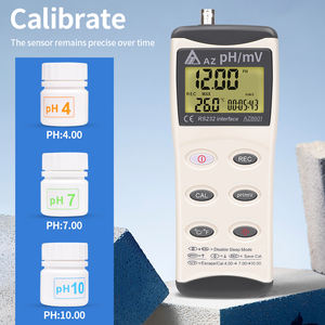 AZ8601 Meteran PH <span class=keywords><strong>Digital</strong></span> Lampu Latar Penguji Kualitas Air Industri Presisi Tinggi Probe Dapat Dilepas PH/ORP untuk Meteran 182x72x30mm - Product Image 4