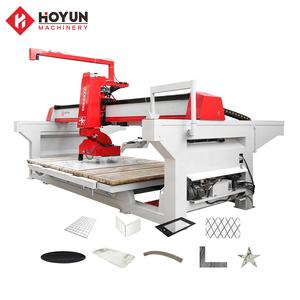 Hongyi 5 अक्ष क्वार्ट्ज ग्रेनाइट संगमरमर पत्थर सीएनसी मिलिंग काटने पुल देखा मशीन - Product Image 6