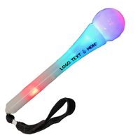Microphone LED multicolore lumineux activé par le son, jouet clignotant pour fêtes, concerts, jeux d'enfants, Diwali, Ramadan, remise de diplômes, moderne