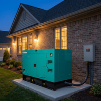 ForCummins 60kVA 48kW Schallgedämpfter Dieselgenerator 3-Phasen 400/230V 50Hz mit Autostart für Zuhause, Einkaufszentren, Flughäfen, ISO CE-zertifiziert