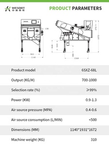 Máy Tách Vỏ Hạt Điều Wesort Cho Nhà Máy Chế Biến Hạt Điều - Product Image 3