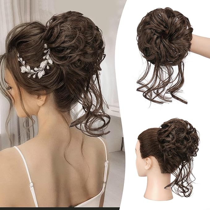 Brun Foncé Mélange Auburn Clair