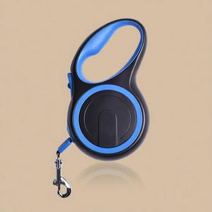Correa Retráctil para Perro de 5m, Azul y Negro, Diseño de Doble Tono, Sólida, de Lujo, Ecológica, Personalizada, Conveniente, con Liberación Rápida y Diseño Duradero - Product Image 1