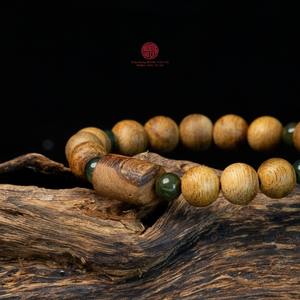 Pulsera de cuentas de madera de agar natural para bebés y niños, madera de oud auténtica, fragancia suave, joyería hecha a mano segura, venta al por mayor - Product Image 4