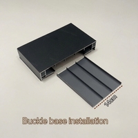 Système de finition de mur extérieur en alliage d'aluminium, capuchons de parapet, capuchons de mur - Durable, installation facile, finition thermolaquée