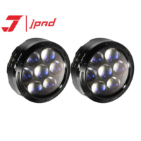 Projecteurs de moto étanches IPX8 JPAD R7, LED super lumineux, faisceau haut/bas, luminosité progressive, auxiliaires pour la conduite nocturne en extérieur