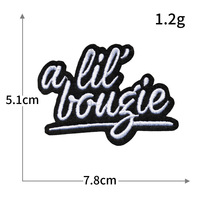 Écussons brodés en dentelle écologiques personnalisés sans minimum de commande, écussons à repasser avec logo et nom pour chapeaux