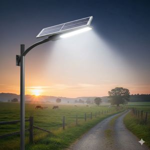 ไฟถนนโซลาร์เซลล์ LED ความสว่างสูง 100 วัตต์ (กันน้ำระดับ IP67 รับประกัน 3 ปี ผลิตในสหรัฐอเมริกา) อุณหภูมิสี 2700-6500K - Product Image 3