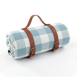 Poignée <span class=keywords><strong>de</strong></span> transport en cuir <span class=keywords><strong>tapis</strong></span> <span class=keywords><strong>de</strong></span> pique-nique extérieur à carreaux étanche à l'humidité pliable printemps <span class=keywords><strong>tapis</strong></span> <span class=keywords><strong>de</strong></span> Camping <span class=keywords><strong>tapis</strong></span> <span class=keywords><strong>de</strong></span> tente - Product Image 5