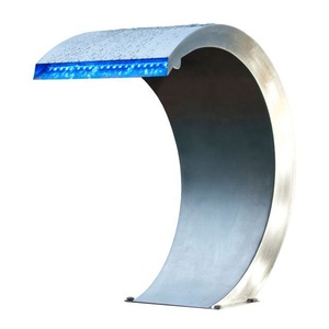 304/316 acier inoxydable <span class=keywords><strong>piscine</strong></span> cascade fontaine jardin décoration/<span class=keywords><strong>piscine</strong></span> <span class=keywords><strong>rideau</strong></span> d'eau - Product Image 1