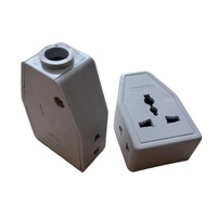 Enchufe de Alimentación Universal YD-281, 13A, 3 Tomas, Apertura Lateral, Orificio Multidireccional, Ensamblaje, Cable de Extensión, Receptáculo