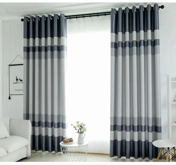 Latest Curtain Designs Home Idea Blackout Curtain For Home Decoration Flame Retardant Ready Made Curtain For Bedroom