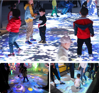 Jeux de sol magiques 3D Système de projection de sol interactif pour les enfants