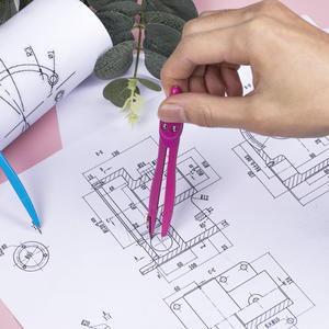 Ensemble de <span class=keywords><strong>boussole</strong></span>, pochette facilement <span class=keywords><strong>à</strong></span> emporter, Simple et de haute qualité pour étudiants, dessin en métal <span class=keywords><strong>à</strong></span> bon marché - Product Image 4