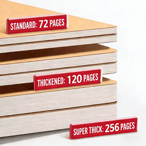 Carnet d'exercices scolaire en papier kraft ligné français A3/A4/A5/A6 avec impression de logo personnalisée, vente chaude en gros pour étudiants - Product Image 4