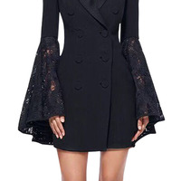 2024 printemps nouvelles femmes vêtements noir mode costume veste femmes Design survêtement costume