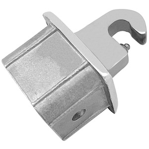 Stainless Steel <b>Square</b> Slide Cap For Boat Covers <b>Mirror</b> Polished Marine Hardware - Product Image 2