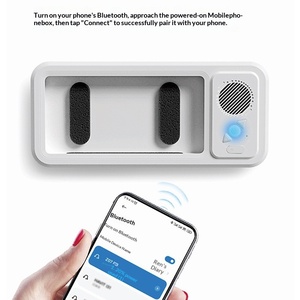 Support de téléphone de <span class=keywords><strong>douche</strong></span> étanche en ABS de haute qualité avec haut-parleur Bluetooth et écran tactile mural - Product Image 5